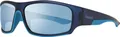 Produktbild: Timberland Rectangle Mens Plastic Wrap Matte Black Blue Sunglass TB7178 91X