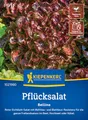 Produktbild: Kiepenkerl Pflücksalatsamen Bellino 1021980 – Roter zarter Eichblattsalat mit nussigem Geschmack, resistent gegen Mehltau & Blattläuse, Salat-Gemüsesamen