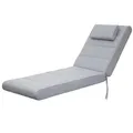 Produktbild: Bjird - Liegenauflage – extra Dicke Gartenliege Auflage 204x60x10 cm – Polsterauflage für Sonnenliege & Deckchair – wasserdicht, wendbar, Made in EU - Asche