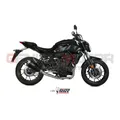 Produktbild: Komplette Auspuffanlage MIVV Delta Race Schwarz Hoch Yamaha Mt-07 2014 > 2020