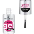 Produktbild: essence extreme GEL top coat, Überlack, Nr. 01, Transparent, langanhaltend, glättend, schützend, glänzend, vegan, ohne Mikroplastikpartikel, ohne Konservierungsstoffe, ohne Parfüm, 1er Pack (8ml)