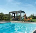 Produktbild: SunElements SunGarden Gartenhaus Infinity 3.2 338 x 233 cm anthrazit-metallic