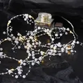 Produktbild: LED Draht Lichterkette Dew Drop Perlen silberner Draht 1,9m Batterie Timer