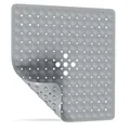 Produktbild: SilverRack Duschmatte rutschfest 53x53 cm (Grau) - Antirutschmatte für Kinder - Badematte, maschinenwaschbar und schimmelresistent