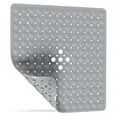Produktbild: Duschmatte rutschfest 53x53 cm Grau - Antirutschmatte für Kinder - Badematte,...