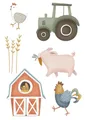 Produktbild: Little Dutch WD340022 Wandsticker/Wandaufkleber - Little Farm