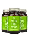 Produktbild: BitterLiebe® Bitterstoffe Kapseln 90 Stk. - Bitterkräuter, Mariendistel, Löwenzahn, Artischocke hochdosiert - Bitter tropfen in Kapselform - Rezeptur nach Hildegard von Bingen