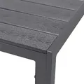 Produktbild: WPC Aluminium Gartentisch anthrazit / grau 160 x 90 x 74 cm - Grau