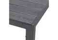 Produktbild: INDA-Exclusiv Küchentisch WPC Aluminium Gartentisch anthrazit / grau 160 x 90 x 74 cm