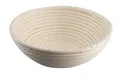 Produktbild: Zenker Gärkorb rund Ø27 cm – Gärkörbchen aus natürlichem Rattan für selbstgemachtes Brot – Versorgt Teig mit Sauerstoff für lockere und luftige Brote