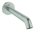 Produktbild: GROHE Essence, Wannenarmatur 22cm (Einlauf für die Badewanne, Wanneinlauf für die Wandmontage, Auslauf mit Mousseur, langlebige Oberfläche), edelstahl, 13449DC1