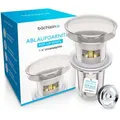 Produktbild: Bächlein Ablaufgarnitur Pop Up Ventil, Edelstahl, für Waschbecken / Waschtisch, mit Überlauf
