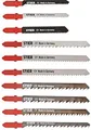 Produktbild: STIER Stichsägeblatt Set für Holz, 10-teilig, schneller sauberer Schnitt, gerader Schnitt, Kurvenschnitt, rauer Schnitt, für Weichhol, Sperrholz, MDF, Konstruktionsholz, Küchenarbeitsplatten