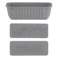 Produktbild: Kilner Silikon Butterform Set | Butterformform mit 2 austauschbaren Musterplatten | Bauernhof Design & Buttertext | wiederverwendbar und spülmaschinenfest