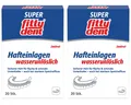 Produktbild: ✅ Fittydent super Hafteinlagen Haftkleber Einlagen wasserunlöslich 2x 20 Stk ✅