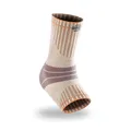 Produktbild: BAUERFEIND Sprunggelenkbandage zum Wandern „Outdoor Ankle Support“, 1 Unisex Knöchelbandage, Fussbandage, Rechts & Links tragbar, Merino Wolle, XS