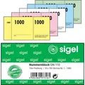 Produktbild: Sigel Nummernblock Doppelnummern GN110, sortiert, Nummern 1-1000, 10 Blöcke à 100 Abrisse
