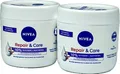 Produktbild: 2x NIVEA Repair & Care – 10% Glycerin + Panthenol – Parfümfrei – 2er-Pack