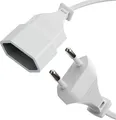 Produktbild: 3m Euro Netzkabel Verlängerung Stromkabel Euro Stecker auf Euro Buchse Weiß