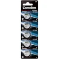 Produktbild: Camelion Lithium-Knopfzelle CR1620, 90 mAh, 3 Volt, 5er-Pack