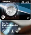 Produktbild: 1x CR1620 Lithium Knopfzelle 3V Camelion 5er Blister DL1620 5009LC E-CR1620