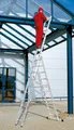 Produktbild: euroline Mehrzweckleiter PREMIUM Alu 3-teilig Sprossen