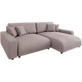 Produktbild: S-Style Möbel Ecksofa, Pink, Textil, Birke, 4-Sitzer, Füllung: Silikon,Komfortschaum, L-Form,L-Form, 234x170 cm, Hergestellt in Europa, Oeko-Tex®, Wohnzimmer, Sofas & Couches, Wohnlandschaften, Ecksofas