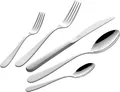 Produktbild: ZWILLING Greenwich Besteck Set, 68-teilig, Für 12 Personen, 18/10 Edelstahl/Hochwertiger Klingenstahl, Mattiert, Silber [plastikfreie Verpackung]