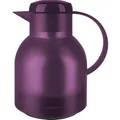 Produktbild: Emsa Thermoskanne Samba, Quick Press, 505490, Kunststoff, mit Tipverschluss, auslaufsicher, aubergine, 1 Liter