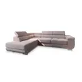 Produktbild: MASSENO Ecksofa mit Schlaffunktion Apiro ¦ lila/violett ¦ Maße (cm): B: 277 H: 90
