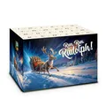 Produktbild: itenga Adventskalender Aufsatz für Bierkasten Männer Adventskalender Stülper - zum Selber Befüllen Bieradventskalender (Run Run Rudolph Rentier)