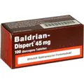 Produktbild: BALDRIAN DISPERT 45 mg überzogene Tabletten 100 St. PZN 04491756