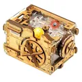 Produktbild: iDventure Amazeing Safe - Murmelbahn Spardose Puzzlebox - Escape Room Spiel - Geschenkbox - Schatztruhe - 3D Holzpuzzle - Sequenzielle Puzzles Rätselbox Erwachsene - Geldgeschenk - Männer Geschenk