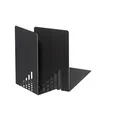 Produktbild: 2 Maul Buchstützen Schwarz 8,5 X 14,0 X 14,0 Cm 3501090 (4002390001991)