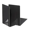 Produktbild: MAUL Buchstützen schwarz 8,5 x 14,0 x 14,0 cm, 2 St.