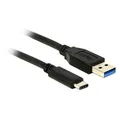 Produktbild: DELOCK USB3.1 Kabel C -> A St/St 0.50m schwarz