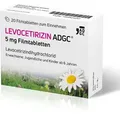 Produktbild: Levocetirizin Adgc 5 mg Filmtabletten 20 St