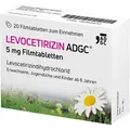 Produktbild: Levocetirizin Adgc 5 mg Filmtabletten 20 St