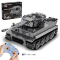 Produktbild: JAMARA 402894 CADA Panzer Tiger 1:35 2,4GHz Bricks - Klemmbausteine Panzer Set, Toy Spielzeug Bausteine, Building Kids ab 8 Jahre, Geschenkidee Kids, Detailgetreues Design