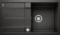 Produktbild: Blanco Metra 5 S Granitspüle mit Ablauffernbedienung, reversibel, schwarz (525918)
