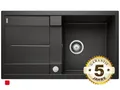 Produktbild: Blanco Metra 5 S - 525918 Granitspüle schwarz Küche Einbauspüle reversibel