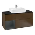 Produktbild: V&B Waschtischunterschrank Finion 120cm, Pl b m, Rg l md b m Lac, wal ven