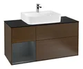 Produktbild: Villeroy & Boch Finion Waschbeckenunterschrank für Becken mittig Regal links...