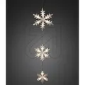 Produktbild: LED-Schneeflockenlichterkette 15LED ww Batterieb. 6132-103