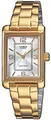 Produktbild: CASIO TIMELESS COLLECTION Quarzuhr LTP-1234PG-7AEG, Armbanduhr, Damenuhr, analog, Edelstahlarmband