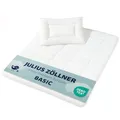 Produktbild: Julius Zöllner Kindersteppbett-Set Basic, Decke mit Kissen, Standard 100 by OEKO-TEX, Größe 100x135 + 40x60 cm, Weiß