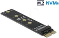 Produktbild: DELOCK 64105 - PCIe x1 > 1 x M.2 Key M NVMe