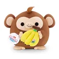 Produktbild: Snackles, Series 2, Monkey (Dole, Banana), Kuschelig-weiches, beruhigendes, 35 cm großes Plüschspielzeug mit lizenziertem Snacks (Monkey)
