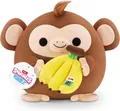 Produktbild: Snackles Affe in Braun mit Dole-Banane, Serie 2 - Kuscheltier Plüschtier (35 cm)