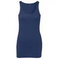 Produktbild: Vero Moda Shirttop Maxi (1-tlg) Plain/ohne Details blau S (36)